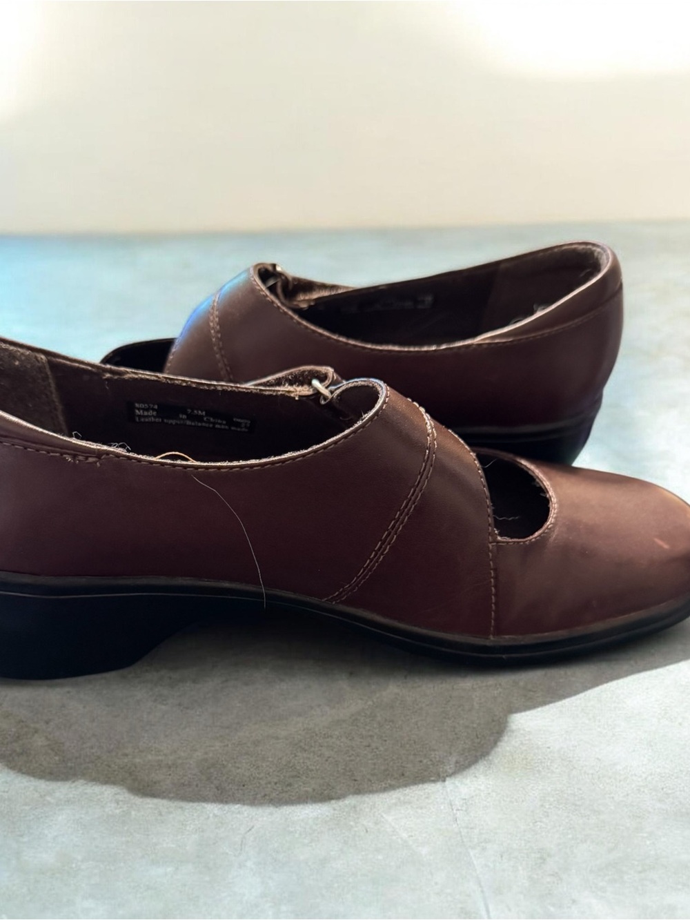 Clarks Brown Blueorient Comfort Loafer. Mary - Picture 5 of 7